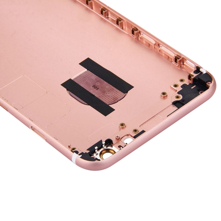 5 in 1 for iPhone 6s Plus (Back Cover + Card Tray + Volume Control Key + Power Button + Mute Switch Vibrator Key) Full Assembly Housing Cover(Rose Gold)
