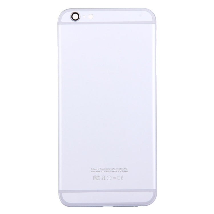 5 in 1 for iPhone 6s Plus (Back Cover + Card Tray + Volume Control Key + Power Button + Mute Switch Vibrator Key) Full Assembly Housing Cover(Silver)