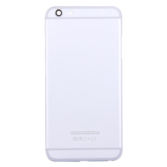 5 in 1 for iPhone 6s Plus (Back Cover + Card Tray + Volume Control Key + Power Button + Mute Switch Vibrator Key) Full Assembly Housing Cover(Silver)