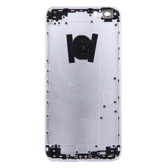 5 in 1 for iPhone 6s Plus (Back Cover + Card Tray + Volume Control Key + Power Button + Mute Switch Vibrator Key) Full Assembly Housing Cover(Silver)