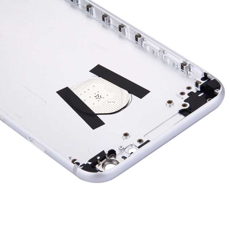 5 in 1 for iPhone 6s Plus (Back Cover + Card Tray + Volume Control Key + Power Button + Mute Switch Vibrator Key) Full Assembly Housing Cover(Silver)