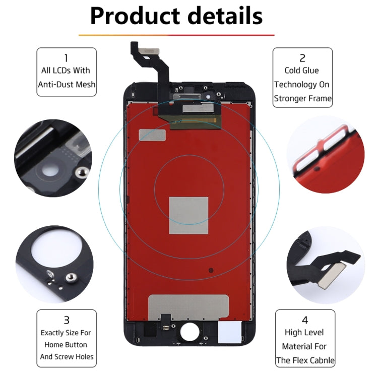 Original LCD Screen for iPhone 6S Plus with Digitizer Full Assembly (White)