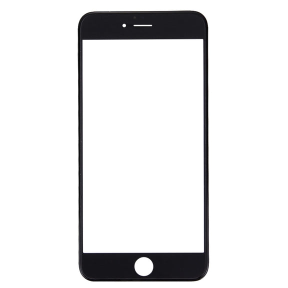 Front Screen Outer Glass Lens with Front LCD Screen Bezel Frame & OCA Optically Clear Adhesive for iPhone 6s Plus(Black)