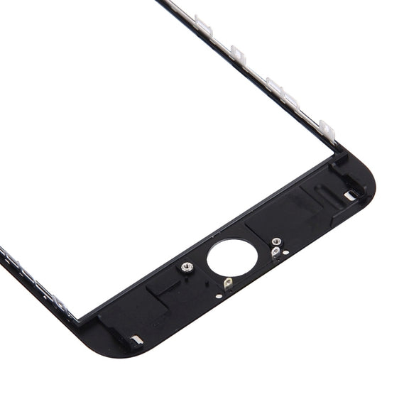 Front Screen Outer Glass Lens with Front LCD Screen Bezel Frame & OCA Optically Clear Adhesive for iPhone 6s Plus(Black)