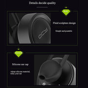 QCY J11 Universal Driving Wireless Bluetooth 4.1 Earphone with Mic for Smart Phones or Other Bluetooth Devices, Effective Bluetooth Distance: 10M(Black)