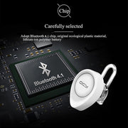 QCY J11 Universal Driving Wireless Bluetooth 4.1 Earphone with Mic for Smart Phones or Other Bluetooth Devices, Effective Bluetooth Distance: 10M(Black)