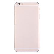 Full Housing Back Cover with Power Button & Volume Button Flex Cable for iPhone 6 Plus(Gold)