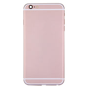 Full Housing Back Cover with Power Button & Volume Button Flex Cable for iPhone 6 Plus(Rose Gold)