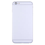 Full Housing Back Cover with Power Button & Volume Button Flex Cable for iPhone 6 Plus(Silver)