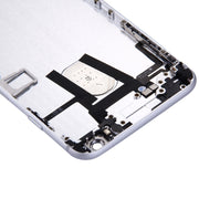 Full Housing Back Cover with Power Button & Volume Button Flex Cable for iPhone 6 Plus(Silver)