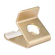 Exquisite Aluminium Alloy Desktop Holder Stand DOCK Cradle For iPhone, Galaxy, Huawei, Xiaomi, LG, HTC and 7 inch Tablet(Gold)