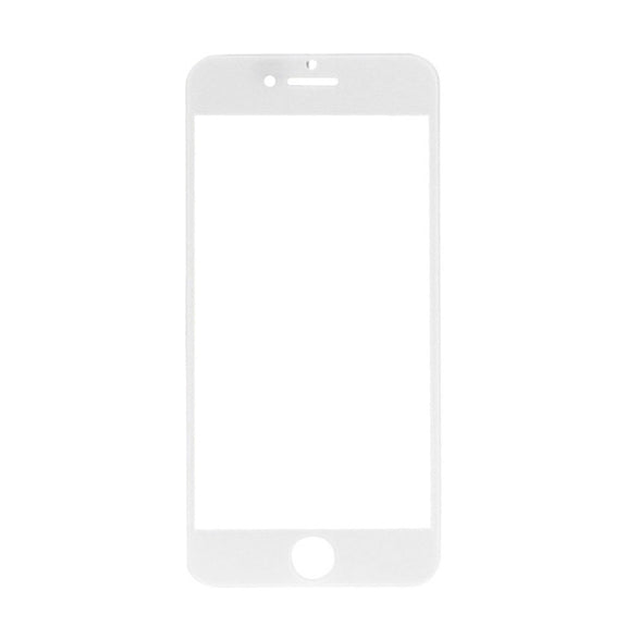10 PCS for iPhone 6 Plus Front Screen Outer Glass Lens(White)