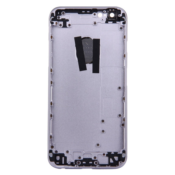 5 in 1 for iPhone 6s (Back Cover + Card Tray + Volume Control Key + Power Button + Mute Switch Vibrator Key) Full Assembly Housing Cover(Grey)