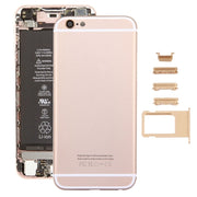 5 in 1 for iPhone 6s (Back Cover + Card Tray + Volume Control Key + Power Button + Mute Switch Vibrator Key) Full Assembly Housing Cover(Gold)