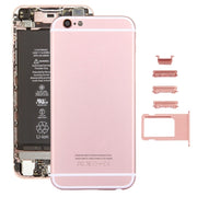 5 in 1 for iPhone 6s (Back Cover + Card Tray + Volume Control Key + Power Button + Mute Switch Vibrator Key) Full Assembly Housing Cover(Rose Gold)