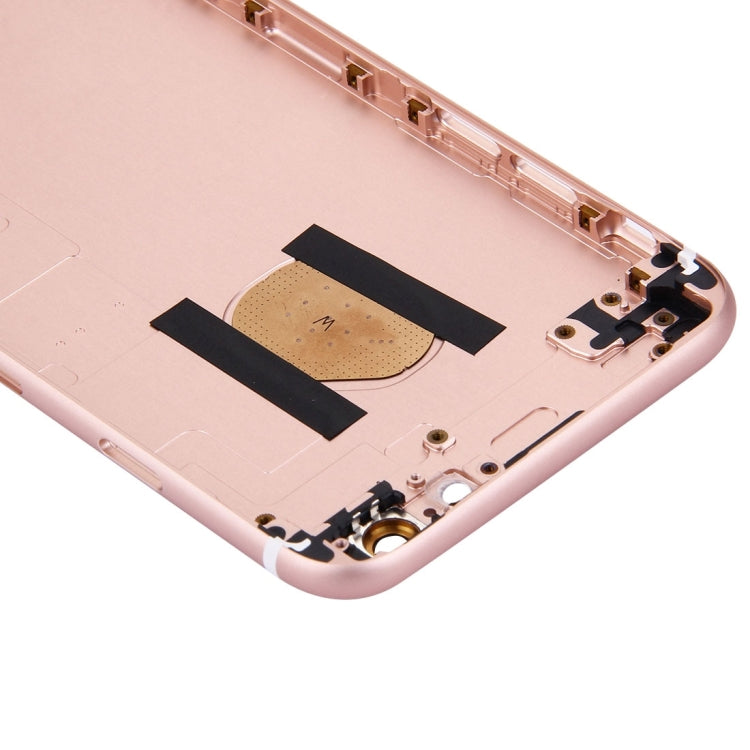 5 in 1 for iPhone 6s (Back Cover + Card Tray + Volume Control Key + Power Button + Mute Switch Vibrator Key) Full Assembly Housing Cover(Rose Gold)