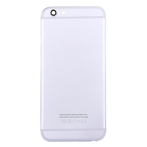 5 in 1 for iPhone 6s (Back Cover + Card Tray + Volume Control Key + Power Button + Mute Switch Vibrator Key) Full Assembly Housing Cover(Silver)