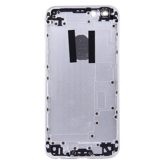 5 in 1 for iPhone 6s (Back Cover + Card Tray + Volume Control Key + Power Button + Mute Switch Vibrator Key) Full Assembly Housing Cover(Silver)