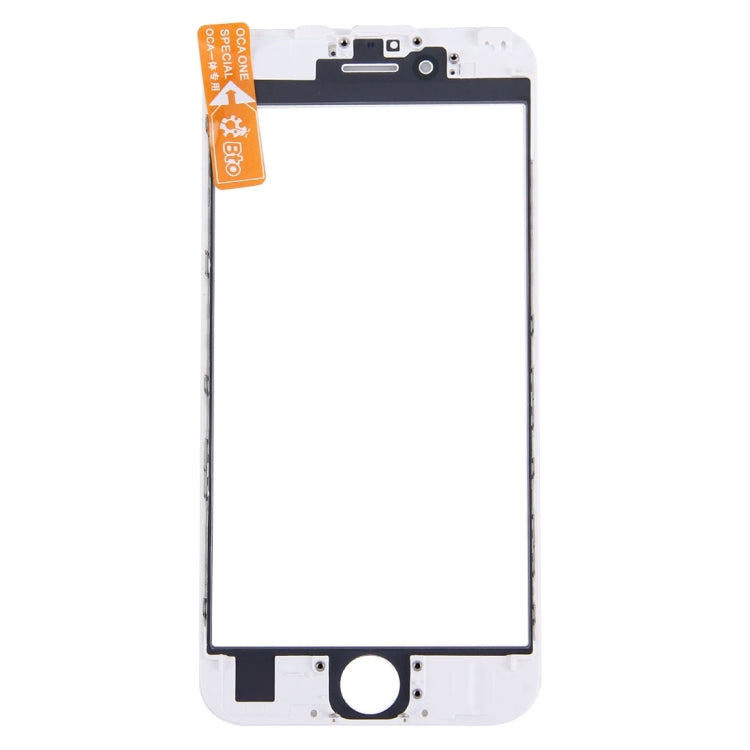 Front Screen Outer Glass Lens with Front LCD Screen Bezel Frame & OCA Optically Clear Adhesive for iPhone 6s(White)