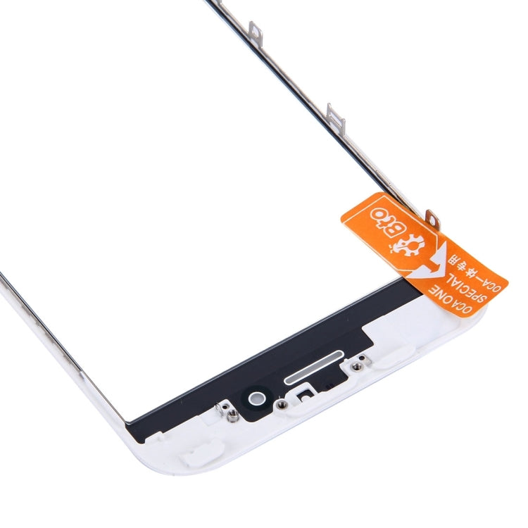 Front Screen Outer Glass Lens with Front LCD Screen Bezel Frame & OCA Optically Clear Adhesive for iPhone 6s(White)