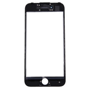 2 in 1 for iPhone 7 (Original Front Screen Outer Glass Lens + Original Frame)(Black)