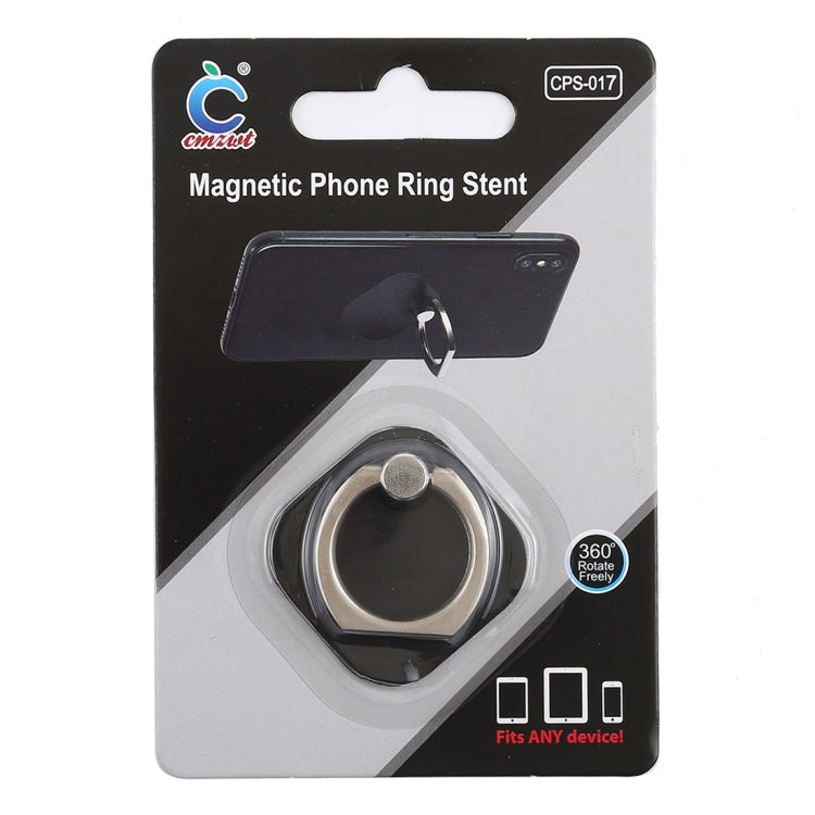 Ring Phone Metal Holder for iPad, iPhone, Galaxy, Huawei, Xiaomi, LG, HTC and Other Smart Phones (Black)