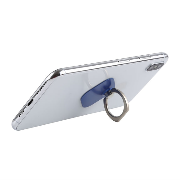 Ring Phone Metal Holder for iPad, iPhone, Galaxy, Huawei, Xiaomi, LG, HTC and Other Smart Phones (Blue)