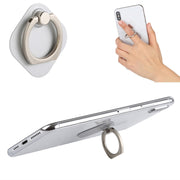 Ring Phone Metal Holder for iPad, iPhone, Galaxy, Huawei, Xiaomi, LG, HTC and Other Smart Phones (Silver)