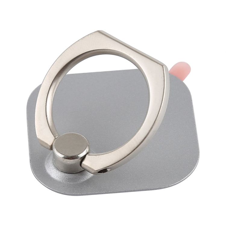 Ring Phone Metal Holder for iPad, iPhone, Galaxy, Huawei, Xiaomi, LG, HTC and Other Smart Phones (Silver)