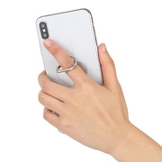 Ring Phone Metal Holder for iPad, iPhone, Galaxy, Huawei, Xiaomi, LG, HTC and Other Smart Phones (Silver)