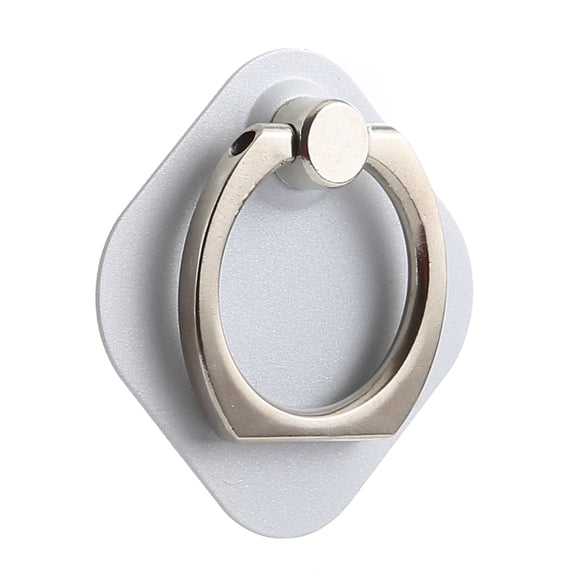 Ring Phone Metal Holder for iPad, iPhone, Galaxy, Huawei, Xiaomi, LG, HTC and Other Smart Phones (White)