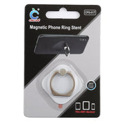 Ring Phone Metal Holder for iPad, iPhone, Galaxy, Huawei, Xiaomi, LG, HTC and Other Smart Phones (White)
