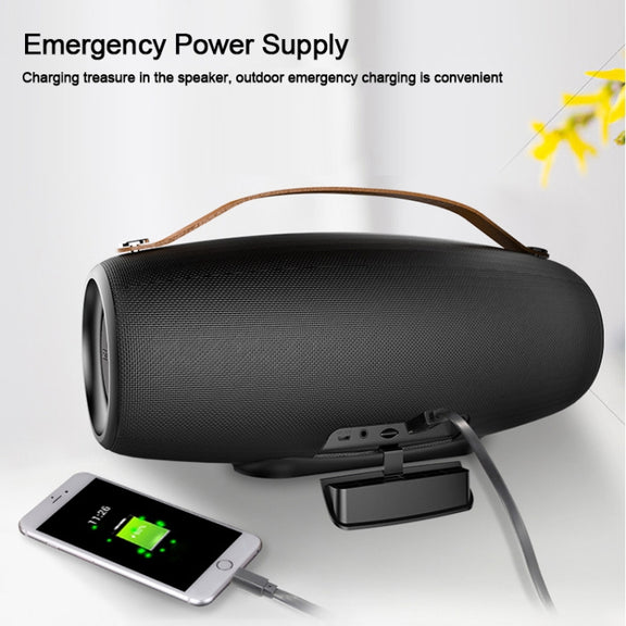 ZEALOT S27 Multifunctional Bass Wireless Bluetooth Speaker, Built-in Microphone, Support Bluetooth Call & AUX & TF Card & 1x93mm + 2x66mm Speakers(Black)