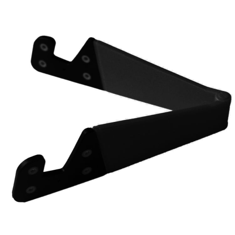 V Shape Universal Mobile Phone Tablet Bracket Holder (Black)