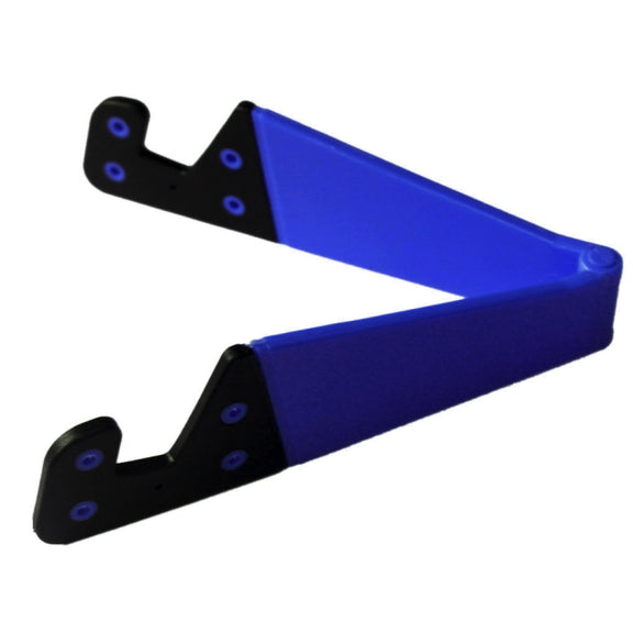 V Shape Universal Mobile Phone Tablet Bracket Holder (Dark Blue)