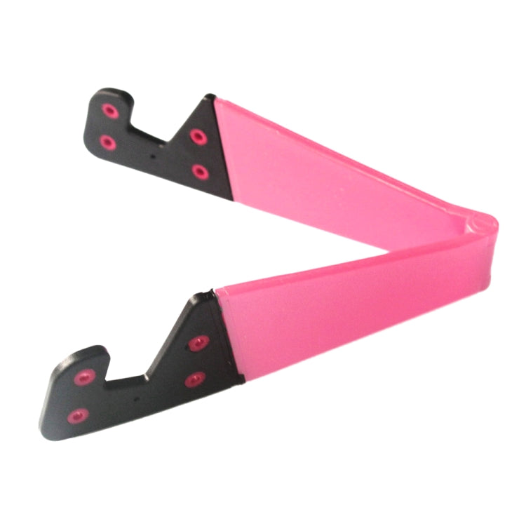 V Shape Universal Mobile Phone Tablet Bracket Holder (Pink)