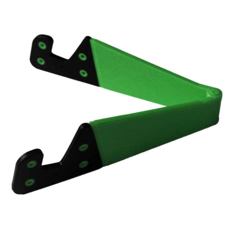 V Shape Universal Mobile Phone Tablet Bracket Holder (Green)