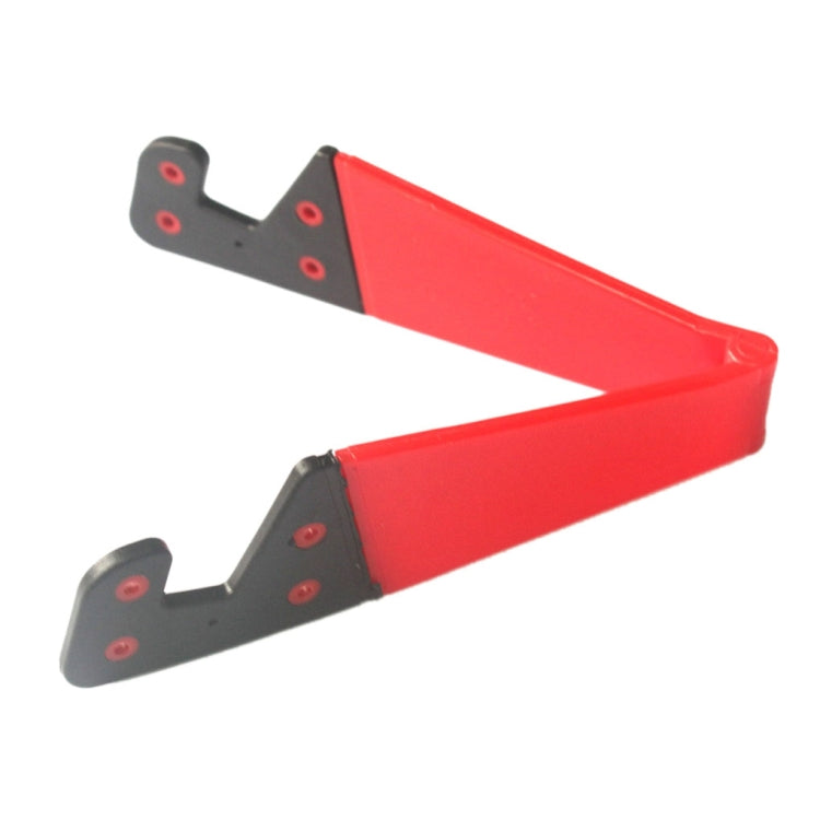 V Shape Universal Mobile Phone Tablet Bracket Holder (Red)