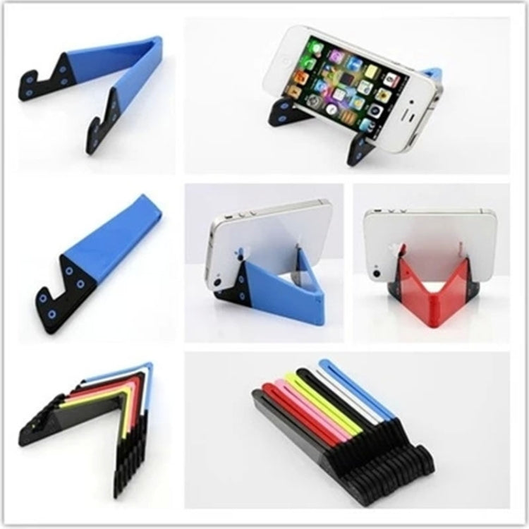 V Shape Universal Mobile Phone Tablet Bracket Holder (Red)