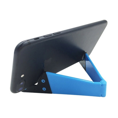 V Shape Universal Mobile Phone Tablet Bracket Holder (Sky Blue)