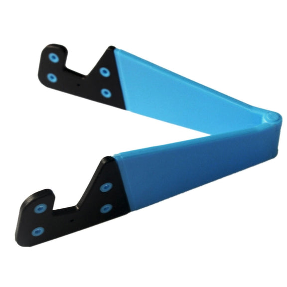 V Shape Universal Mobile Phone Tablet Bracket Holder (Sky Blue)