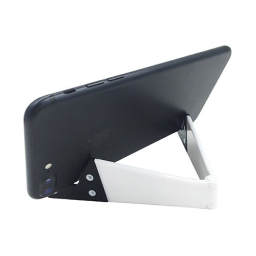 V Shape Universal Mobile Phone Tablet Bracket Holder (White)