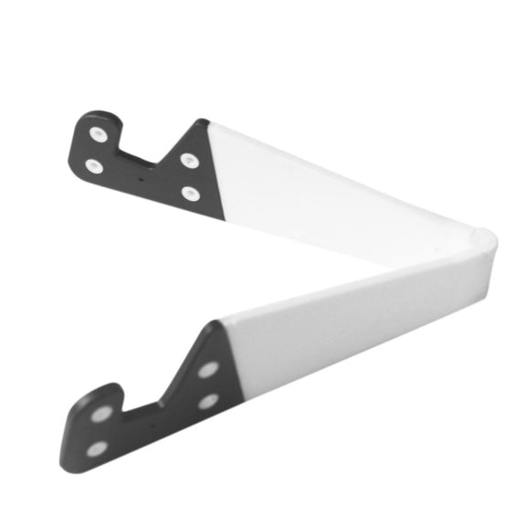 V Shape Universal Mobile Phone Tablet Bracket Holder (White)