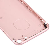 5 in 1 for iPhone 7 (Back Cover + Card Tray + Volume Control Key + Power Button + Mute Switch Vibrator Key) Full Assembly Housing Cover(Rose Gold)