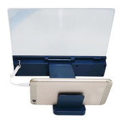 F5 12 inch Universal Mobile Phone Screen Amplifier HD Video Amplifier with Stand & Speaker, Charging Version