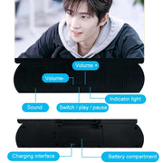 F9 10 inch Universal Chargeable Mobile Phone Screen Amplifier HD Video Amplifier with Silicone Suction Cup Stand & Bluetooth Speaker(Black)