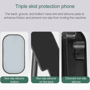 Z01 Universal Folding Retractable Desktop Holder Bracket for Mobile Phone Tablet (White)