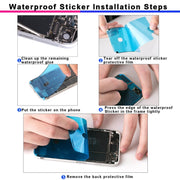 100 PCS LCD Frame Bezel Water-resistant Adhesive Stickers for iPhone 7