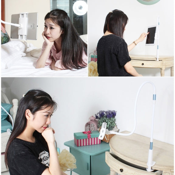 UBN-20 Universal 360 Degrees Rotating Detachable Three-stage Lazy Bracket Mobile Phone / Tablet Desktop Bracket (Rose Gold)