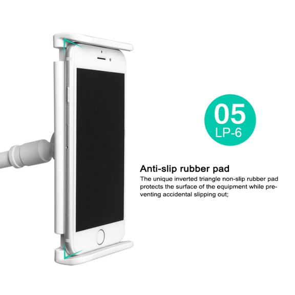 UBN-20 Universal 360 Degrees Rotating Detachable Three-stage Lazy Bracket Mobile Phone / Tablet Desktop Bracket (Grey)